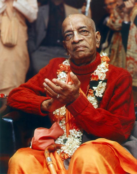 Srila Prabhupada Sitting on Chair